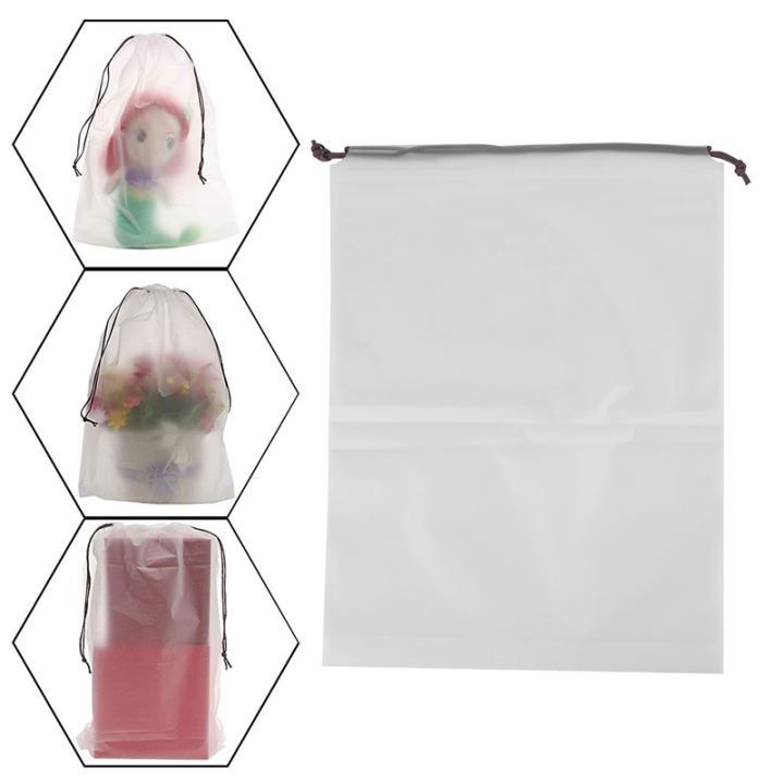 50-pieces-translucent-shoes-bags-for-travel-storage-packing-large-clear-drawstring-bags-portable-shoe-bags-organizer