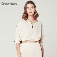 Wakingbee x Asava Uptown Jacket (Velvet) แจ๊คเก็ต ทรงคร้อป กันยูวี ผ้าเบาแห้งไว คอตั้ง แขนสามส่วน