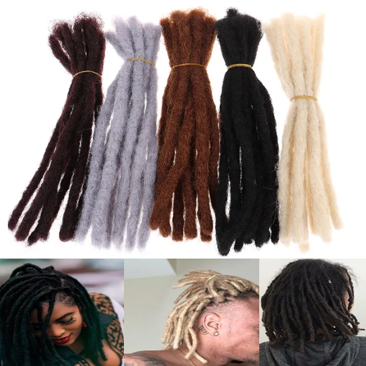 [JZGC] 10 10Pc Afro Handmade Dreadlocks Crochet Braid Dreads Synthetic