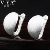 100 Genuine Real 925 Sterling Silver earring hoop earrings Fine pendientes women Jewelry free shipping WE109