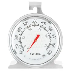 Taylor 3518N Probe Wire Thermometer, 32 to 392 deg F, Digital, LCD Display,  Gray/White