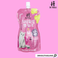 dr holi pet milk pouch 200ml cat for cat นมสำหรับสัตว์เลี้ยง นมสำหรับแมว นมน้องแมว นำเข้าเกาหลี พร้อมส่ง