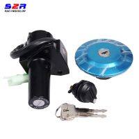 ◈✵ For Yamaha YBR125 YBR 125 Electric Ignition Switch Lock Door Set Gas Tank Cap Seat Keys (4 Line)