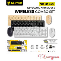 Nubwo NKM-629 Keyboard + Mouse Wireless Combo Set คีย์บอร์ดและเมาส์ไร้สาย