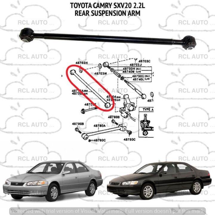 Rear Suspension Arm Toyota Camry Sxv20 Lazada 4639