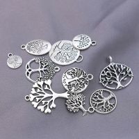 10pcs Mix Lot Silver Plated Tree of Life Charm Pendant for Jewelry Making Bracelet Necklace DIY Accessories Handmade Craft DIY accessories and others