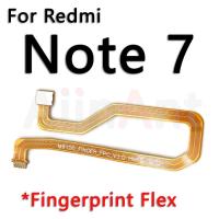 เครื่องสแกนนิ้วมือ ID สัมผัสปุ่มหลังแบบดั้งเดิมเหมาะสำหรับ Xiaomi Redmi Note 7 Plus รุ่น Prime Pro เซ็นเซอร์ลายนิ้วมือยืดหยุ่น