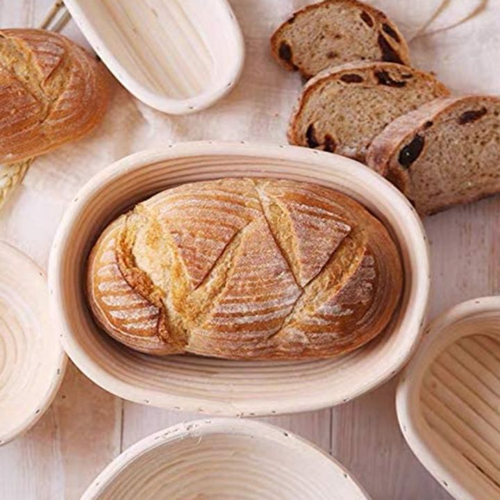 2-packs-10-inch-oval-shaped-bread-proofing-basket-baking-dough-bowl-gifts-for-bakers-proving-baskets-for-sourdough-bread-slashing-scraper-tool-starter-jar-proofing