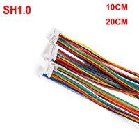 [HOT P] 28AWG สายเคเบิลเชื่อมต่อเดี่ยว SH1.0 10ซม./20ซม. SH1.0mm DIY 2/3/4/5/6/7/8/9/10ขาสายอิเล็กทรอนิกส์เชื่อมต่อปลั๊กเทอร์มินัล