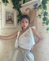 Harustyle.wardrobe Lela Top เสื้อครอปปาดไหล่