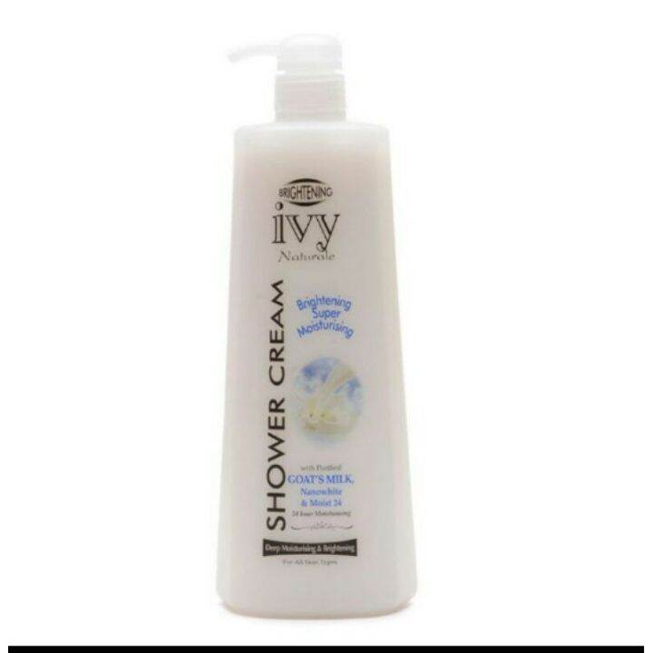 Ivy Natural Brightening Body Wash Goats Milk 1L Lazada PH