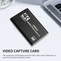 Audio Video Capture Card, 4K USB 3.0 Capture Adapter Video Converter for Gaming Streaming Live Broadcast Video Recording