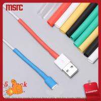 MSRC 5pack (12pcs/packet) สากล เครื่องมือซ่อม ปลอกสาย ตัวป้องกันสาย USB ออแกไนเซอร์ลวด ท่อหดความร้อน ปกเซฟเวอร์