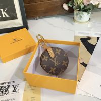 TOP☆【Gift Box Packing】 Original Fashion Round Coin Purse Bag Accessories Keychain High Quality for Woman and Man