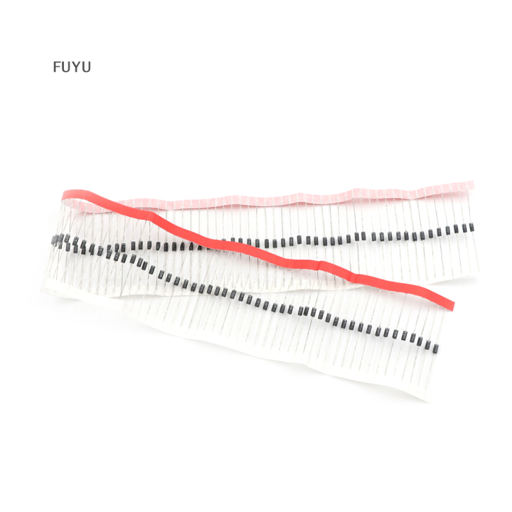 fuyu-100pcs-do-41-1n4007วงจรเรียงกระแสไดโอดอิเล็กทรอนิกส์-supplies-1a-1200v