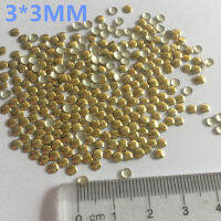 Metal Hot-Fix Rhinestuds Round Shape 2356810mm Gold DIY For Garment Accessories Heat Transfer Nailheads Hot Fix Studs 300pc