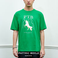 PATTRICBOYLE / TFN / UNICORN SILK SCREEN T-SHIRT เสื้อยืด พิมพ์ ยูนิคร์อน แพททริค บอยล์ / TFN02111GR 02