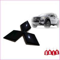 **ส่งเร้วส่งถูกอุปกรณ์เสริมแต่ง** โลโก้ติดรถยนต์ โลโก้หน้ากระจัง Mitsubishi Triton ขนาด 14.5 cm สีดำเงา สำหรับรถ Mitsubishi Triton ปี 2005 - 2014ราคาดีที่สุด จ