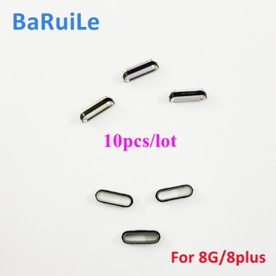 Baruile 10ชิ้นที่ชาร์จ Usb พอร์ตเชื่อมต่อปลั๊กโลหะสำหรับ Iphone X 7 8 Plus ชาร์จแจ็คสายรัดข้อมือแหวนโลหะ