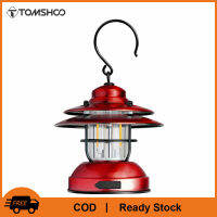 Mini Hanging Camping Lantern USB Outdoor Light Water Resistant Garden Lamp with 2 Lighting Modes for Garden Yard Patio Tree Decoration