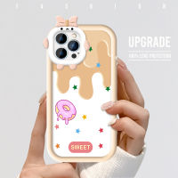 เคส Apple iPhone 15 Plus iPhone 15 iPhone 15 Pro ลายการ์ตูนเคสโทรศัพท์มีลายของหวานแสนอร่อยเลนส์โทรศัพท์มอนสเตอร์เคสโทรศัพท์มือถือนิ่มกันกระแทก