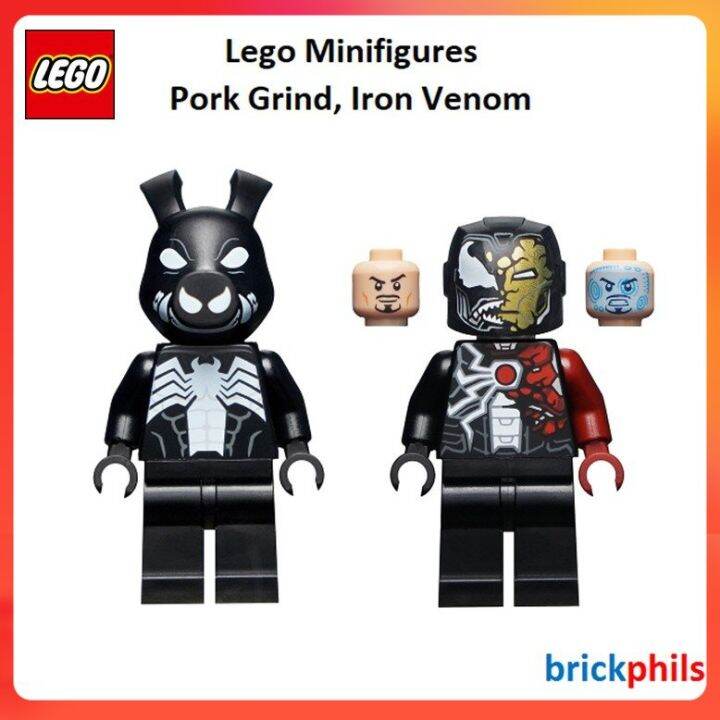 Lego Minifigures Pork Grind, Iron Venom Lazada PH