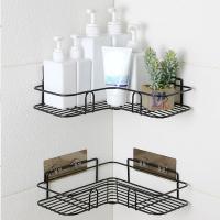 Bathroom Shelf Shower Shelves Shampoo Holder Cosmetic Rack Basket Corner Wall Mounted Kitchen Storage Accessories Home Organizer