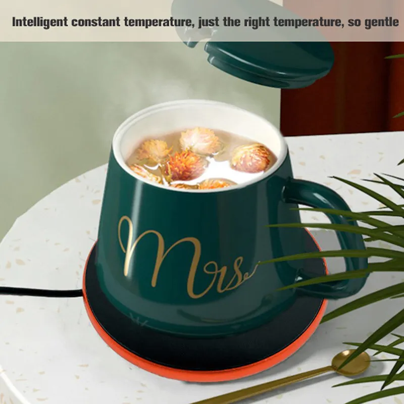 1PC Mini Portable USB Cup Warmer, 3 Gear Coffee Mug Heating Coaster, Smart  Thermostatic Hot Plate Milk Tea Water Heating Pad Heater