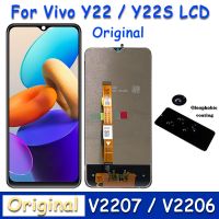 Original Display for Vivo Y22 V2207 Lcd Display Touch Screen Digitizer Assembly with Frame for Vivo Y22s V2206  LCD Repair Parts Projector Screens