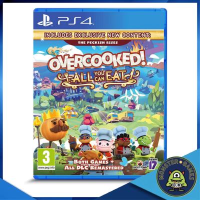 Overcooked All You Can Eat Ps4 Game แผ่นแท้มือ1!!!!! (Overcooked Ps4)(Overcook Ps4)
