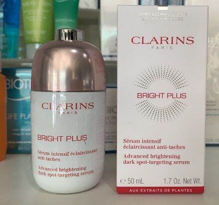 clarins-bright-plus-advanced-brightening-dark-spot-targeting-serum-50-ml-เซรั่มเพื่อผิวสวยกระจ่างใส-ไร้จุดด่างดำ