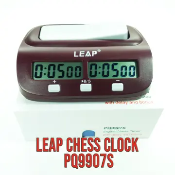  LEAP Chess Clock Digital Timer Advanced for Game and Chess  Timer with Bonus & Delay Count Down up Alarm : Toys & Games