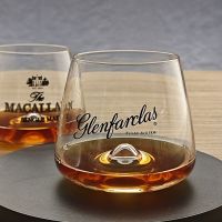 Glenfarclas Granite wine glass crystal concave-bottomed whiskey Bucherardi wine glass