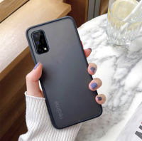 เคสกันกระแทก Case OPPO A92 ปุ่มสีผิวด้าน ขอบนิ่มหลังแข็ง