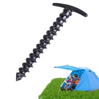 10PCS Nylon Tent Hook Stakes Camping Tents Accessories Ground Support Nails Peg Screw Anchor Shelter Tent Stakes Pegs Outdoor