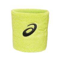 Asics ผ้ารัดข้อมือแบบสั้น Wrist Band | Sour Yuzu ( 3043A052-751 )