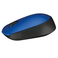 LOGITECH เมาส์ Wireless Optical Mouse (M-171B) Blue/Black