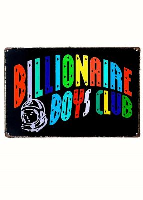 Vintage Tin Poster Billionaire Boys Club Rust Metal Tin Sign 8x12 Inch Retro Art Home Bar Restaurant Cafe Shop Garage Garden Wal