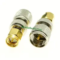 SMA Male Plug ToConnector Mini UHF MINIUHF Male Plug RF Coax Adapter Connector Straight