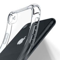 Clear Case for iPhone SE 2022 Crystal Soft TPU Transparent Shockproof Phone Cover for iPhone SE 2020 SE 2016 iPhone SE3 SE2 SE1