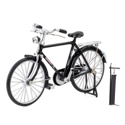 โมเดลจักรยานของเล่นโมเดล1/10ขัดเงาสมจริงของเล่นเดสก์ท็อปสร้างสรรค์อัลลอยด์จำลองสำหรับสะสมจักรยานย้อนยุคเครื่องประดับสำหรับเด็ก