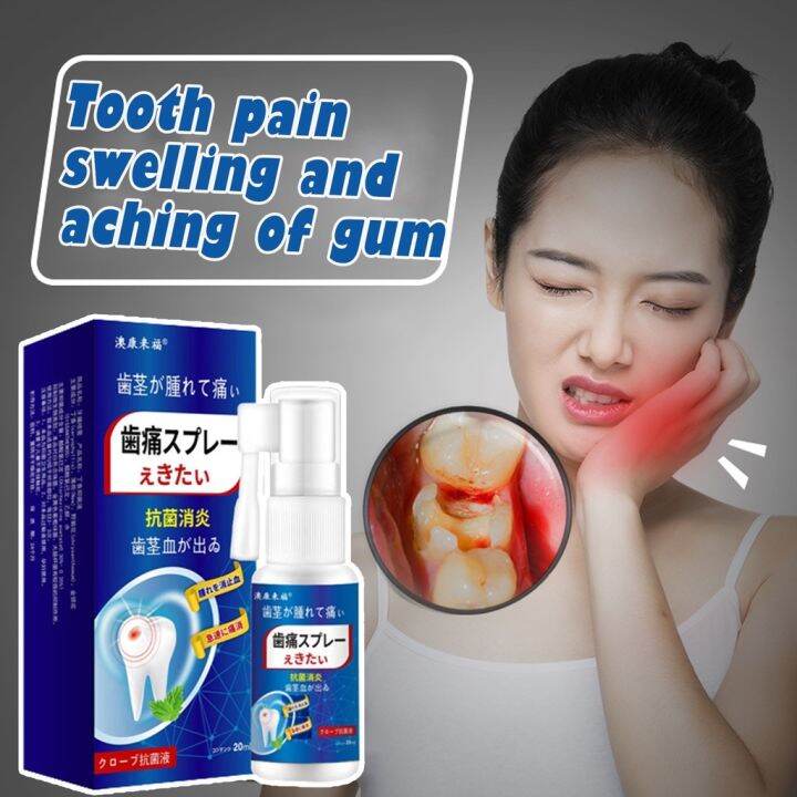 Toothache Spray Toothache Pain Reliever for adults & kids Periodontitis