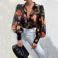 ☞₪❉ Blouse Women Vintage Sleeve Vintage Floral Blouses Women - Spring Puff Sleeve - Aliexpress