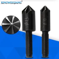 【✔In stock】 renguangz282585 ชุดหัวเจาะ10Mm 13Mm Countersink สำหรับไม้พลาสติกดอกสว่านแบบเปลี่ยนได้รวดเร็ว1/4 "ตัวตัดก้านหกเหลี่ยมไม้