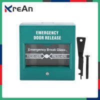 สวิตช์ทางออกผ่อนคลายเพื่อความปลอดภัยสัญญาณเตือนภัยเปิดประตูฉุกเฉินวัสดุทนไฟปุ่มทนไฟแบบมีสาย