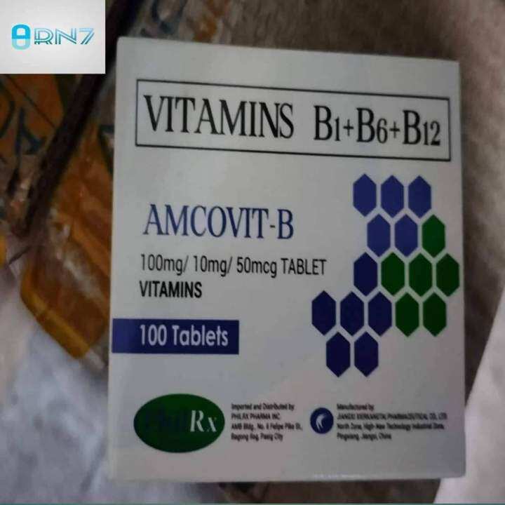 AMCOVIT-B VITAMIN B COMPLEX TABLET | Lazada PH