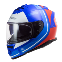 LS2 Helmets - Storm FF800 Slant Matt Blue Fluo Orange หมวกกันน็อคเต็มใบ