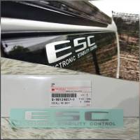 สติ๊กเกอร์​ ESC ติดกระจกหลัง Isuzu All New​ D-MAX.​ MU-X2012-2019 **ของแท้****สิ้นค้าดี จัดส่งไว**