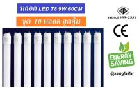 BF [ แพ็ค 10 หลอด ] หลอดนีออน LED T8 9W 60cm ( แสงขาว daylight )