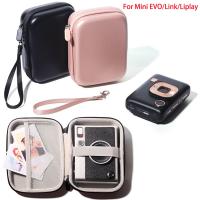 Instant Camera Case Bag With Wrist Strap For Fujifilm Fuji Instax Mini Link LiPlay PU Leather Camera Bag Photography Backpack